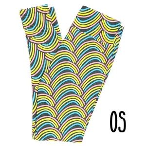 Lularoe rainbow leggings OS